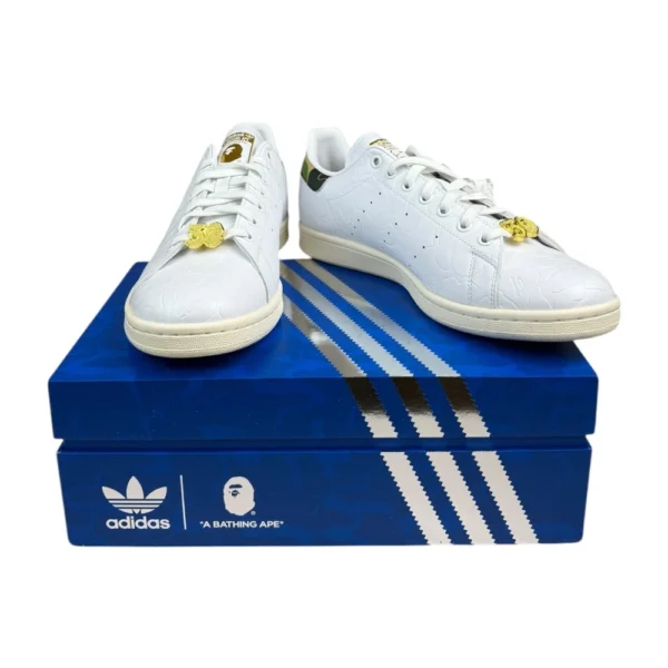 Bota Adidas Stan Smith Bape 30th white