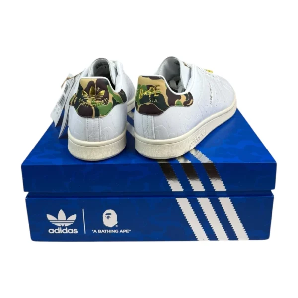 Bota Adidas Stan Smith Bape 30th white