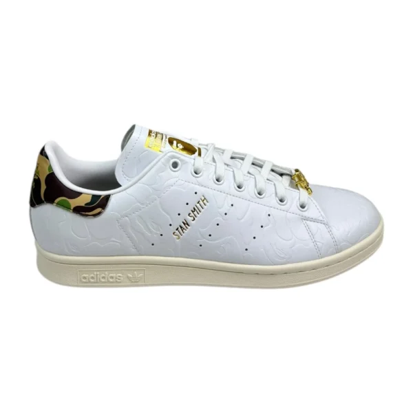 Bota Adidas Stan Smith Bape 30th white
