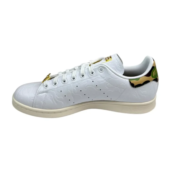 Bota Adidas Stan Smith Bape 30th white