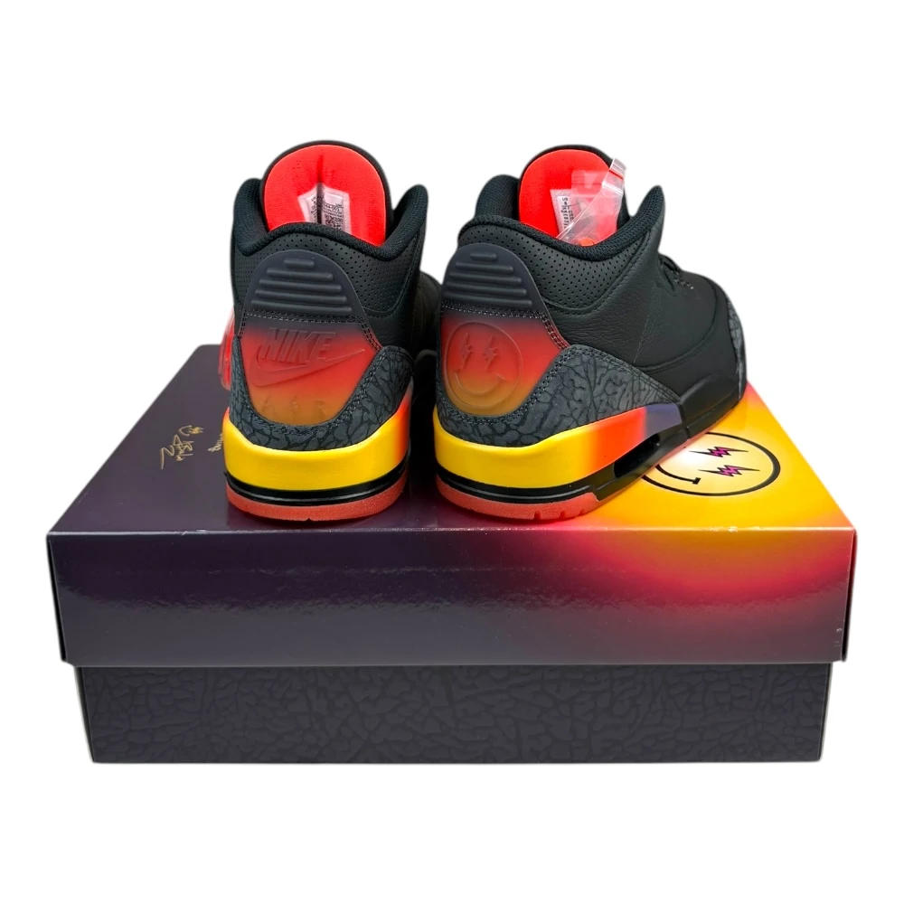 Bota Jordan 3 Balvin Black Solar