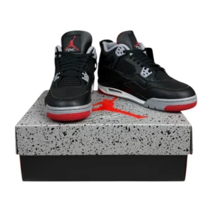 Bota Jordan 4 Bred Reimagined (gs)
