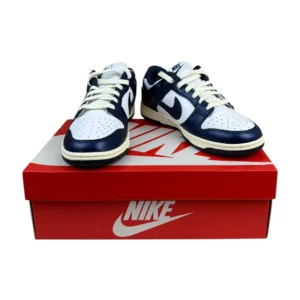 Bota Nike Dunk Low PRM Vintage Navy (W)