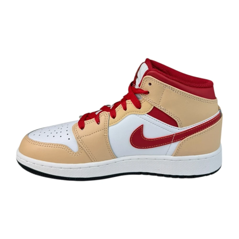 Boty Air Jordan 1 Mid Light Curry Cardinal (GS)