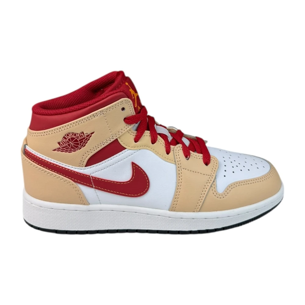 Boty Air Jordan 1 Mid Light Curry Cardinal (GS)
