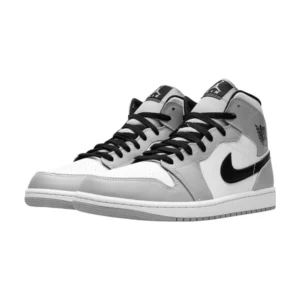 Bota Jordan 1 Mid Light Smoke Grey