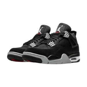 Bota Jordan 4 Black Canvas