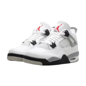 Bota Jordan 4 Retro White Cement (2025) (GS)