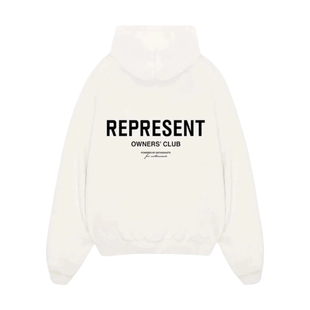 Mikina Represent Owners Club Hoodie "Flat White"