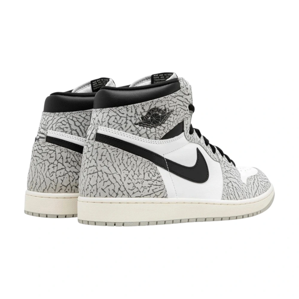 Bota Jordan 1 Retro High OG White Cement
