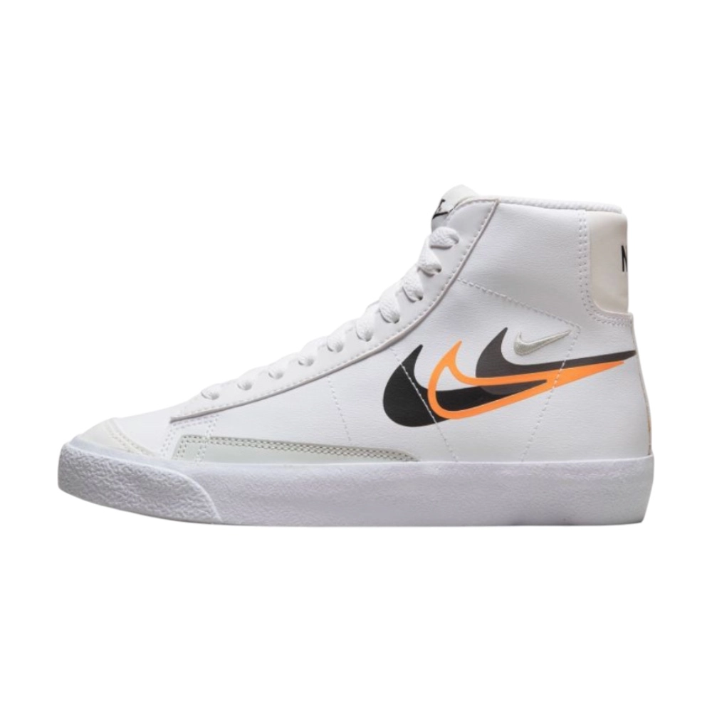 Bota Nike Blazer Mid White Black Bright Mandarin (GS)