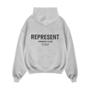 Mikina Represent Owners Club Hoodie "Ash Grey"