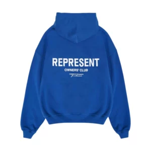Mikina Represent Owners Club Hoodie "Cobalt Blue"