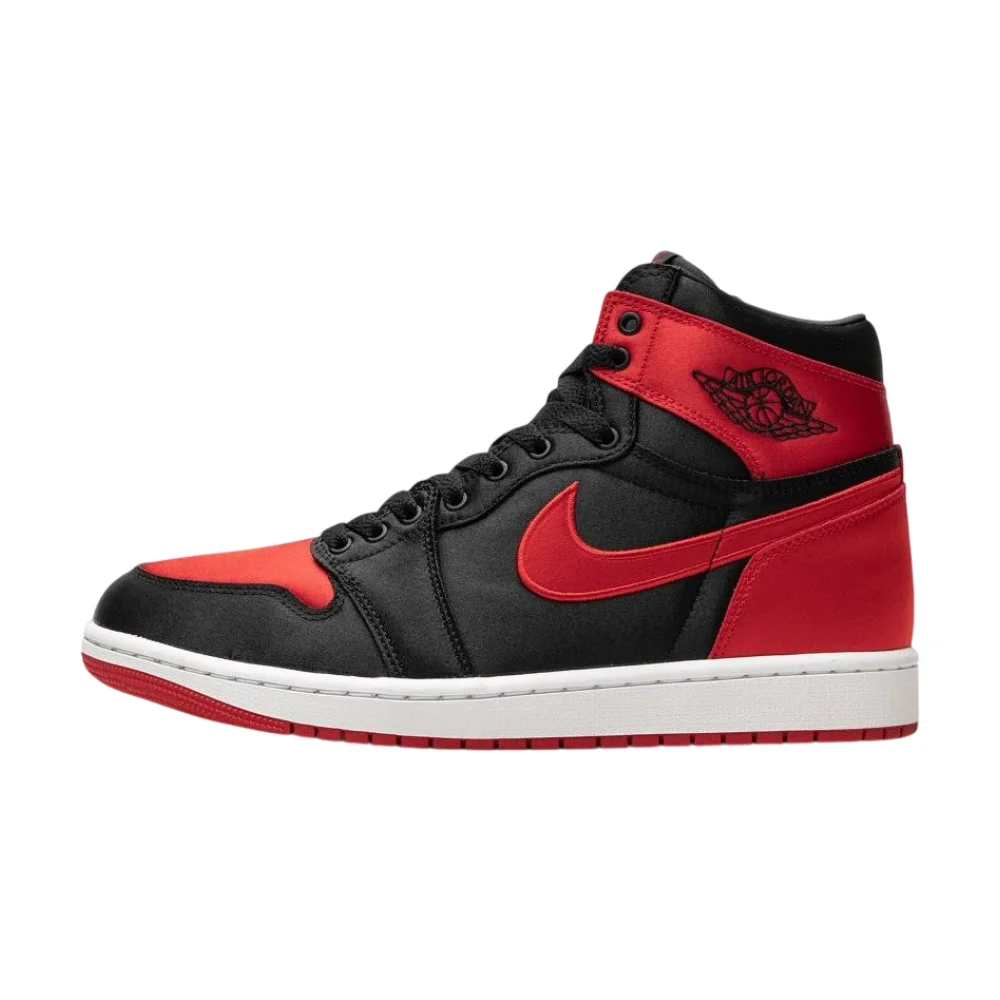 Bota Jordan 1 Retro High OG Satin Bred (Women's)