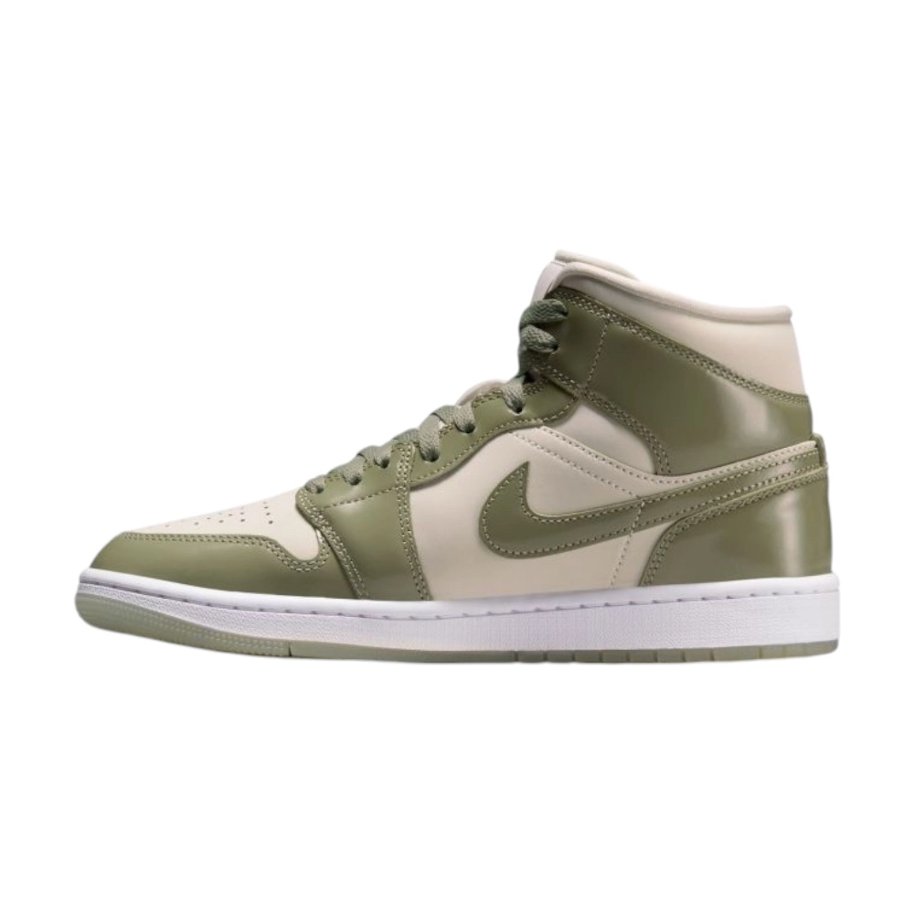 Bota Jordan 1 Mid SE Sea Glass Oil Green (Women's)
