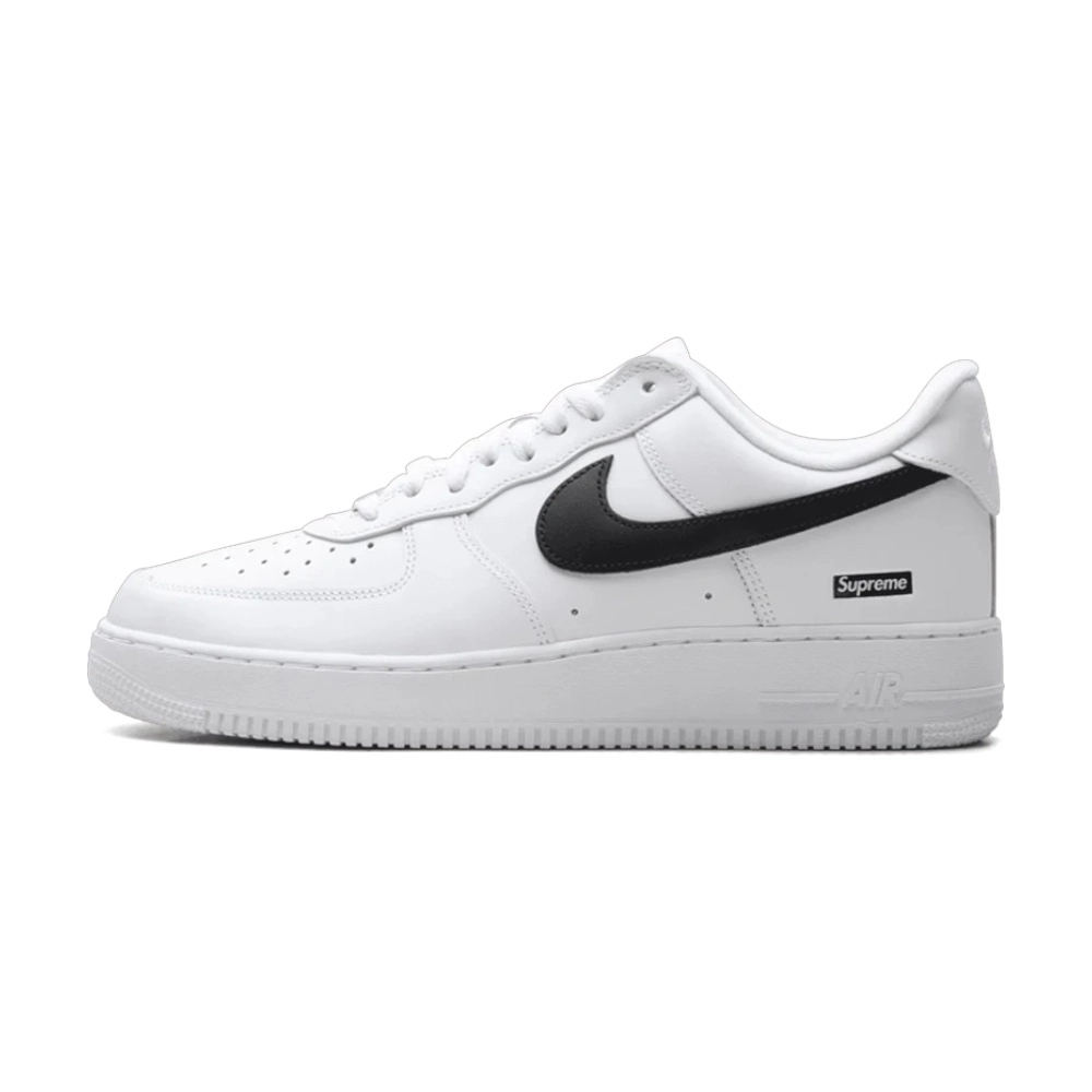 Bota Nike Air Force 1 Low Supreme White Black
