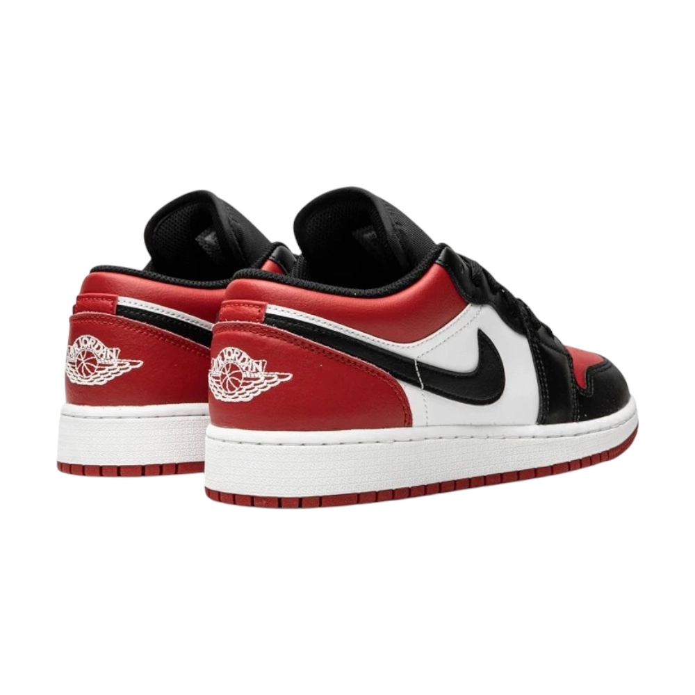 Bota Jordan 1 Low Bred Toe (GS)