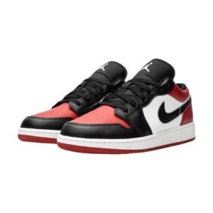 Bota Jordan 1 Low Bred Toe (GS)