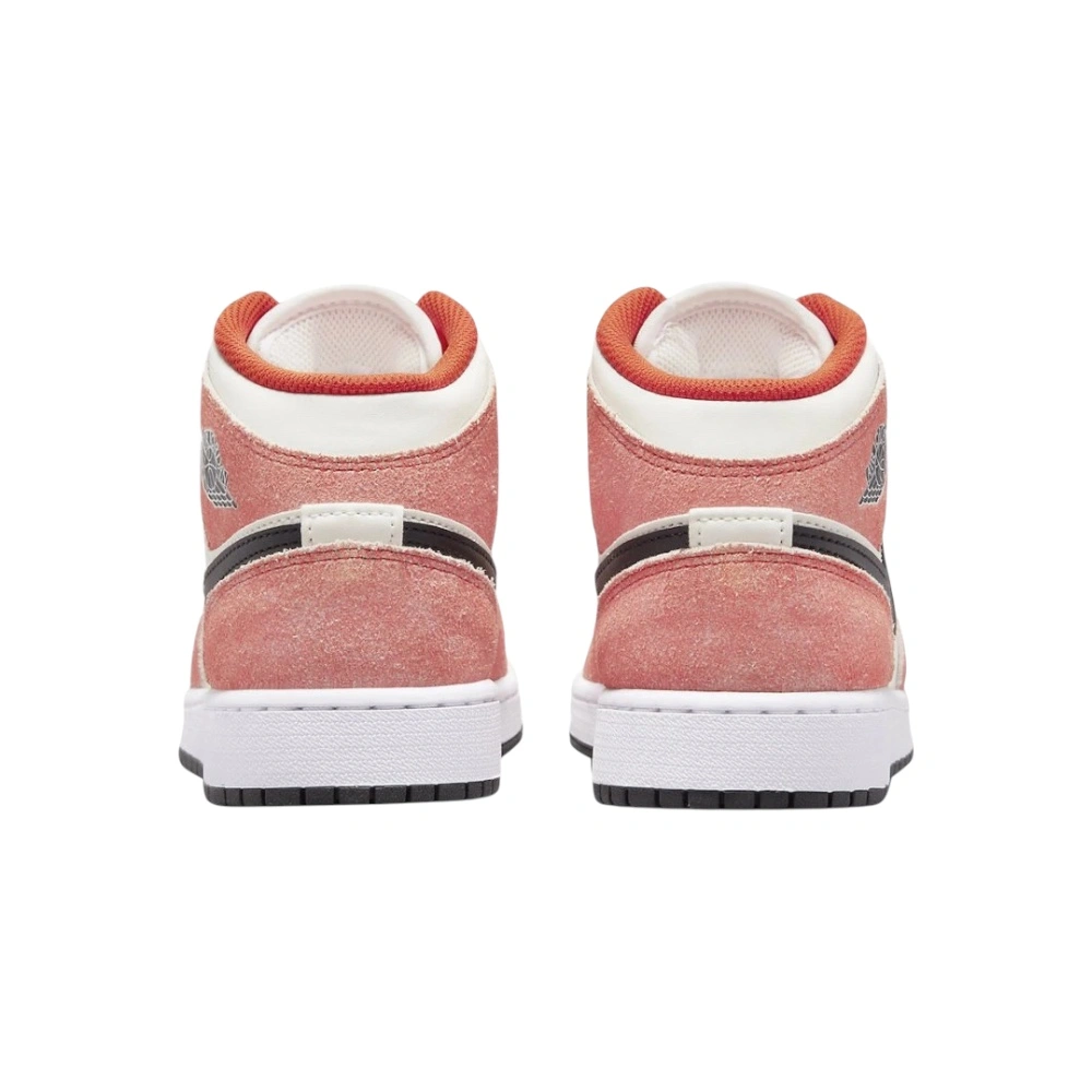 Bota Jordan 1 Mid SE Orange Suede (GS)