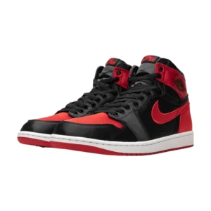 Bota Jordan 1 Retro High OG Satin Bred (Women's)