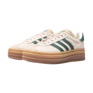 Bota adidas Gazelle Bold Magic Beige Collegiate Green (Women’s)