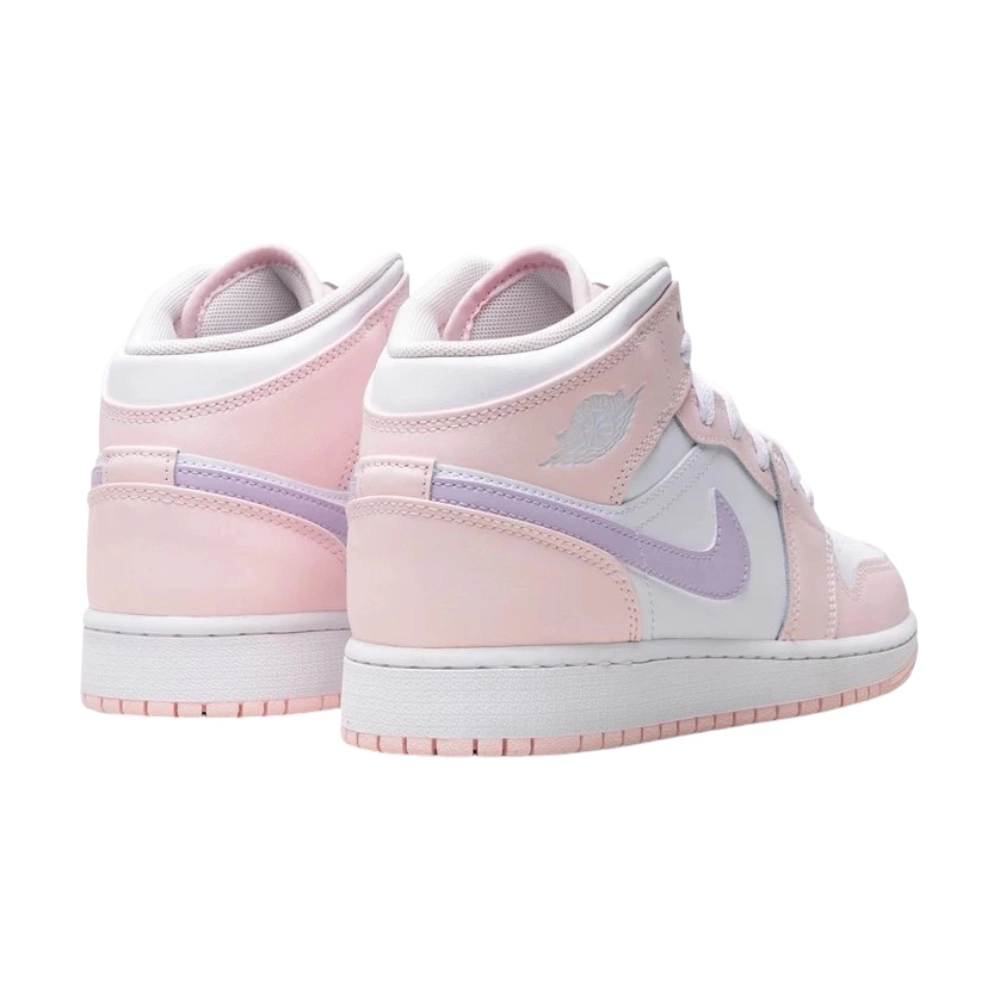 Bota Jordan 1 Mid Pink Wash (GS)