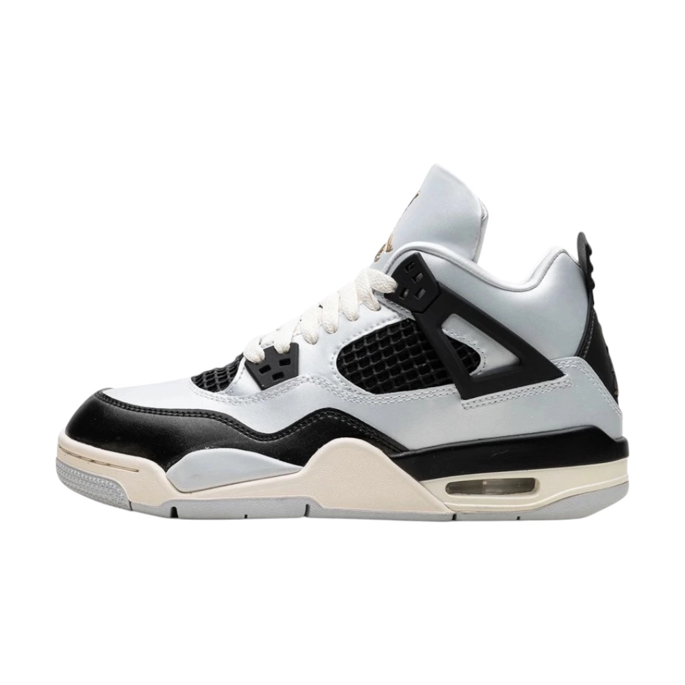 Bota Jordan 4 Retro Platinum Gold (GS)