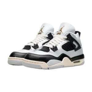 Bota Jordan 4 Retro Platinum Gold (GS)