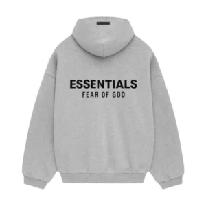 Bota Fear of God Essentials Fleece Hoodie Light Heather Gray