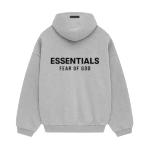 Bota Fear of God Essentials Fleece Hoodie Light Heather Gray