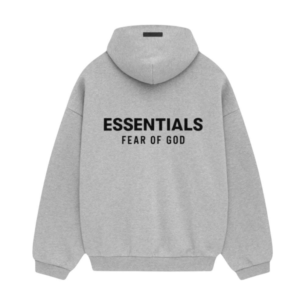 Bota Fear of God Essentials Fleece Hoodie Light Heather Gray