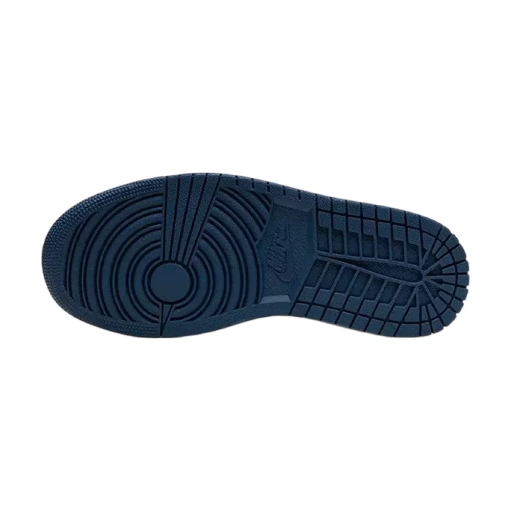 Bota Jordan 1 Mid French Blue Gym Red (Women's)