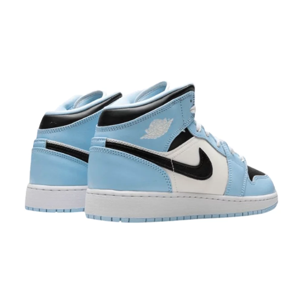 Bota Jordan 1 Mid Ice Blue (2022) (GS)