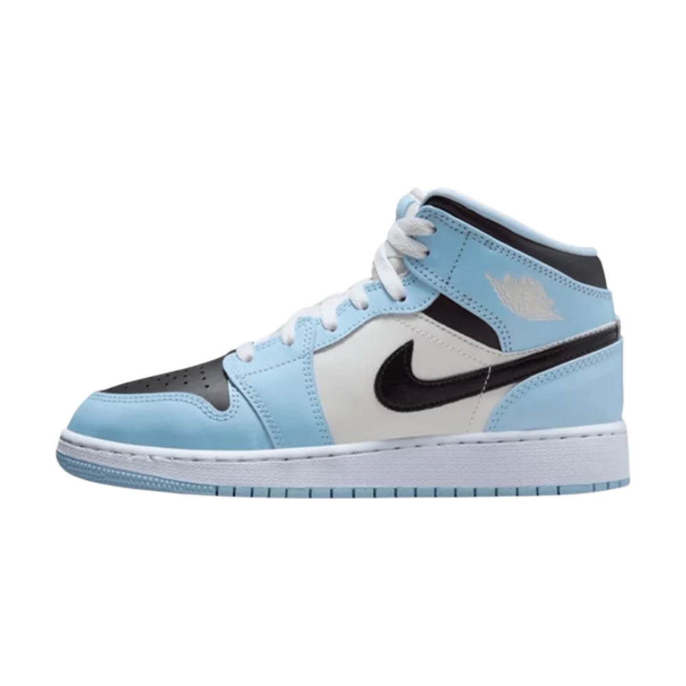 Bota Jordan 1 Mid Ice Blue (2022) (GS)