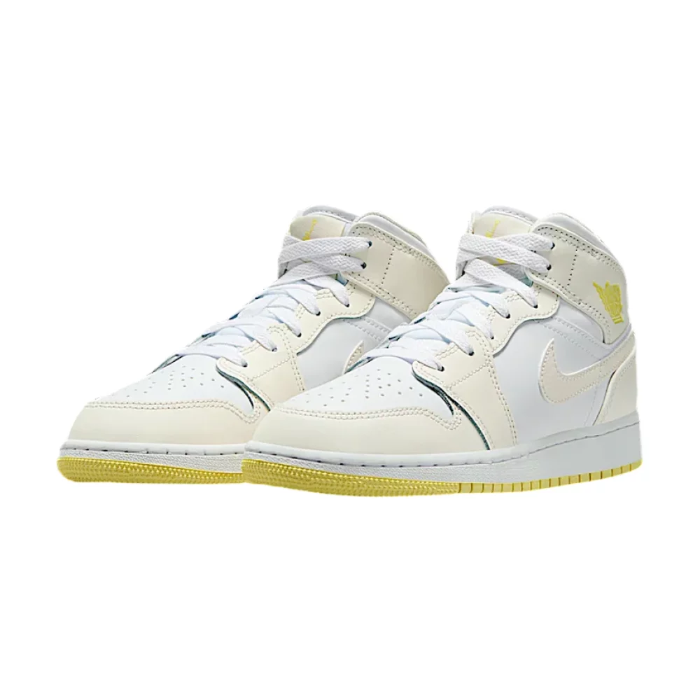 Bota Jordan 1 Mid Sail Light Laser Orange (GS)