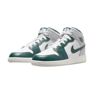 Bota Jordan 1 Mid SE Oxidized Green (GS)