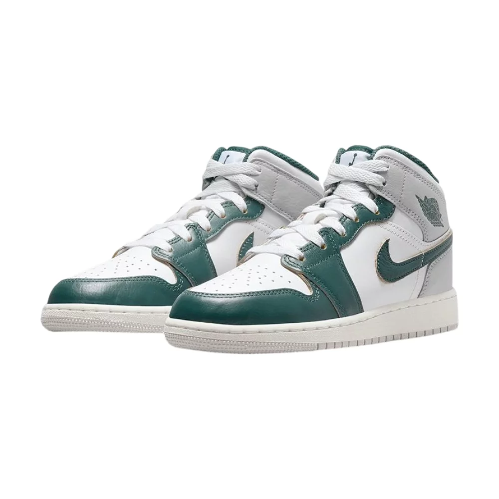 Bota Jordan 1 Mid SE Oxidized Green (GS)