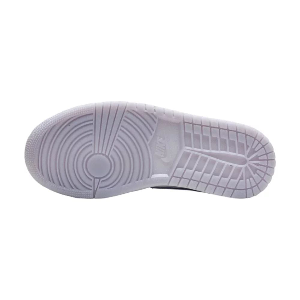 Bota Jordan 1 Mid Wolf Grey Aluminum (Women's)