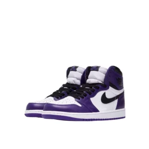 Bota Jordan 1 Retro High Court Purple White