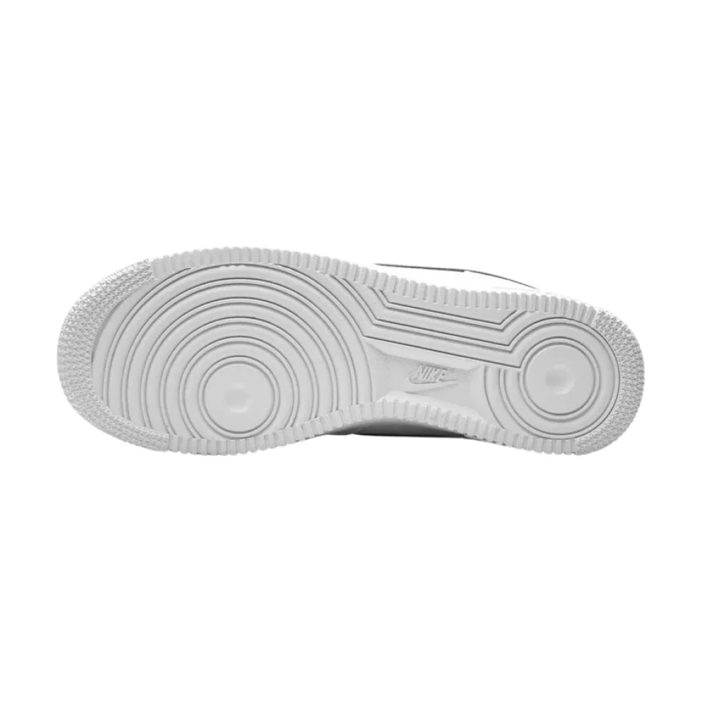 Bota Nike Air Force 1 Low '07 White Black Pebbled Leather
