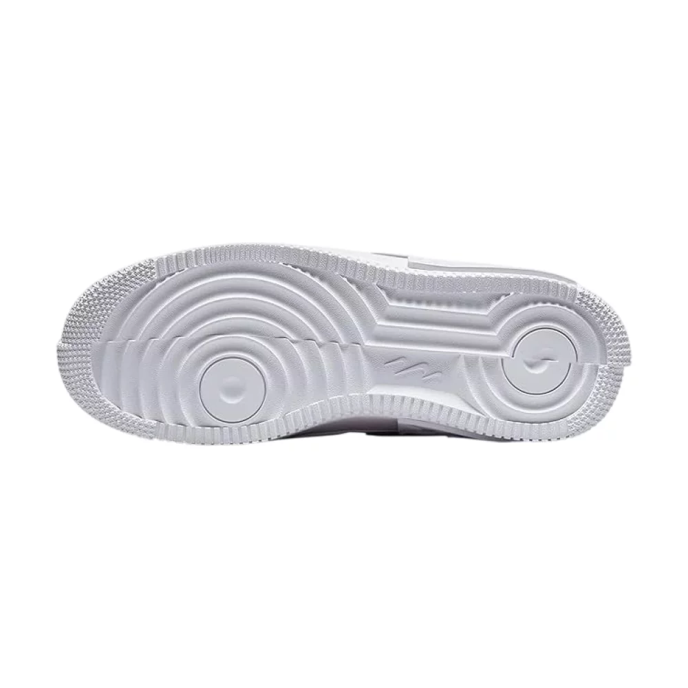 Bota Nike Air Force 1 Low Fontanka Triple White Multi Color Swoosh (Women's)