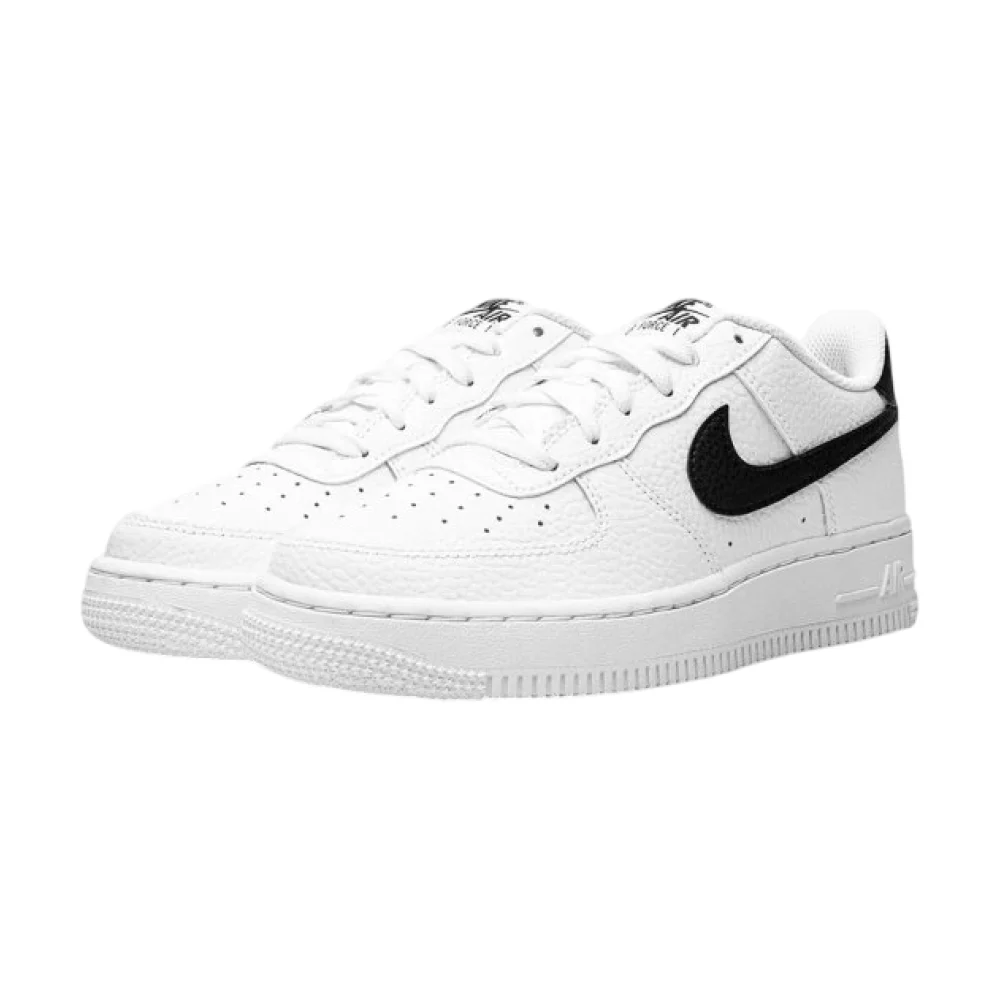 Bota Nike Air Force 1 Low White Black (GS)