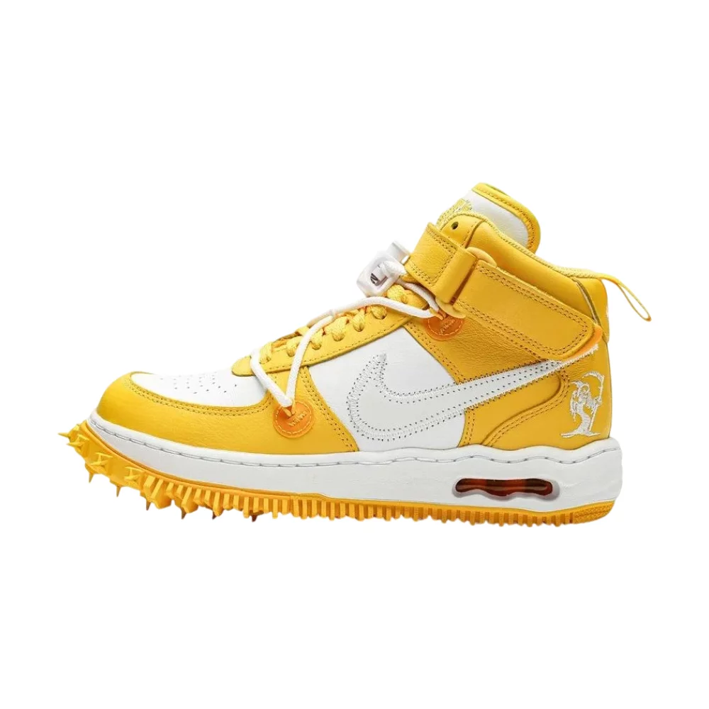Bota Nike Air Force 1 Mid SP Off-White Varsity Maize