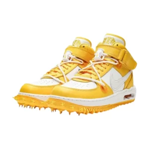 Bota Nike Air Force 1 Mid SP Off-White Varsity Maize