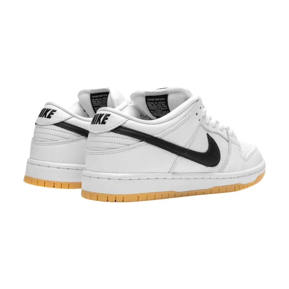 Bota Nike SB Dunk Low Pro White Gum
