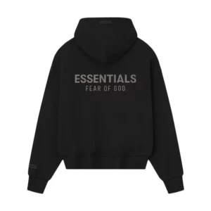 Bota Fear of God Essentials Classic Full Zip Hoodie Jet Black