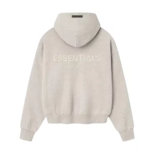 Bota Fear of God Essentials Classic Hoodie Heather Stone