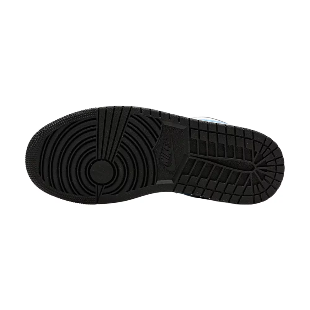 Bota Jordan 1 Low Black University Blue (Women's)