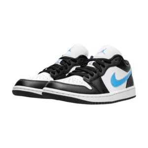 Bota Jordan 1 Low Black University Blue (Women's)