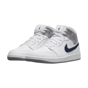 Bota Jordan 1 Mid Paris White